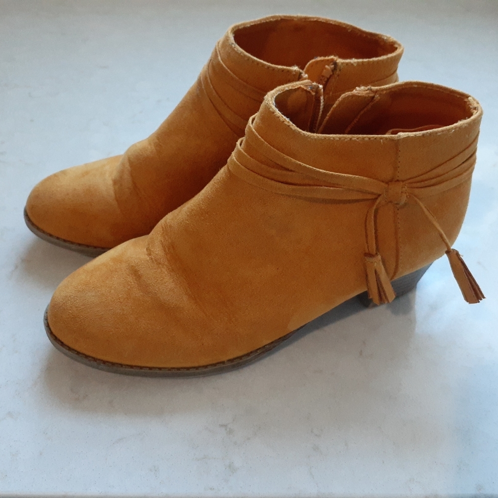 Mustard boots